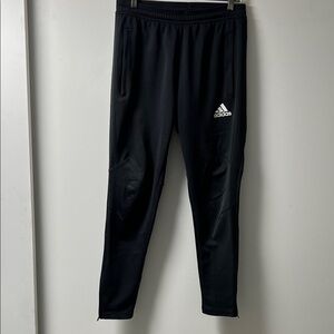 Adidas Men’s Gray Joggers with White Logo